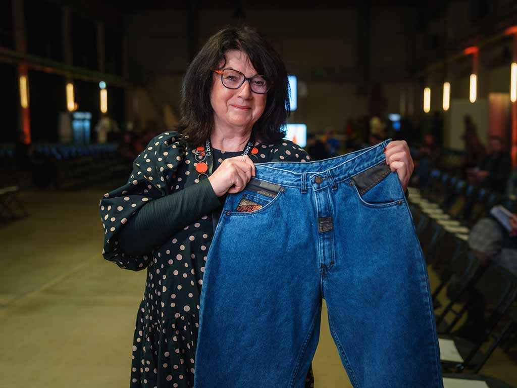 Christine Werzner entwarf 1974 die legendäre Lößnitzer Jeans und schrieb damit ostdeutsche Textilgeschichte.